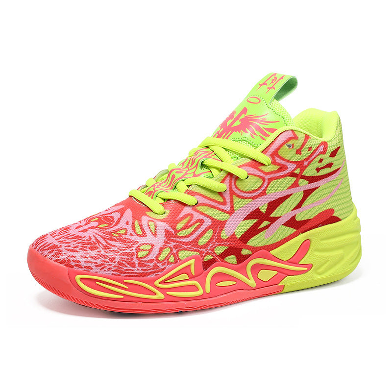 Basketball Shoes for Womens Colorful Volleyball Fashion High Top Breathable Lightweight Grip Indoor Outdoor Sport Sneakers