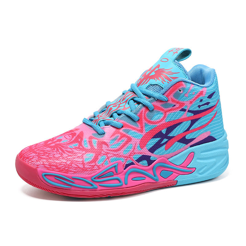 Basketball Shoes for Womens Colorful Volleyball Fashion High Top Breathable Lightweight Grip Indoor Outdoor Sport Sneakers