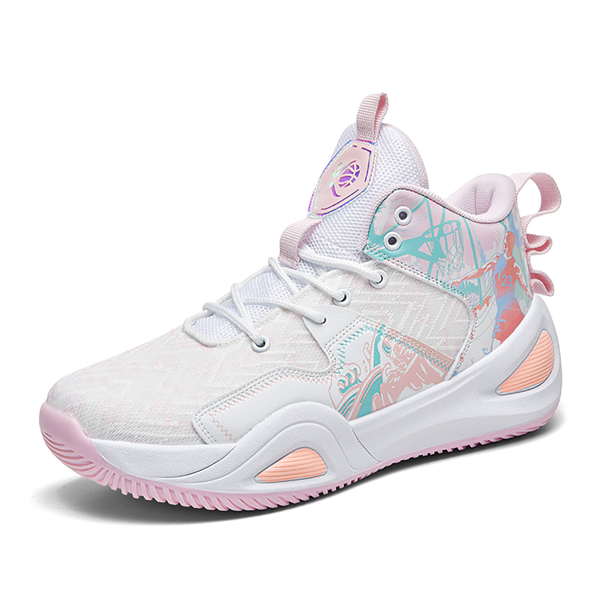 Womens Basketball Shoes Fashion Non Slip Lightweight Athletic Outdoor Sneakers