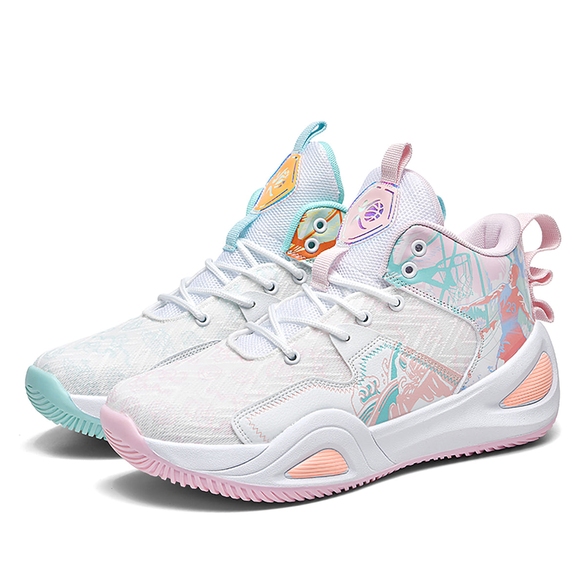 Womens Basketball Shoes Fashion Non Slip Lightweight Athletic Outdoor Sneakers