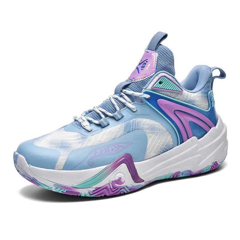 Basketball Shoes for Women and Men, Comfortable Non Slip Sports Outdoor Casual High Top Fashion Sneakers