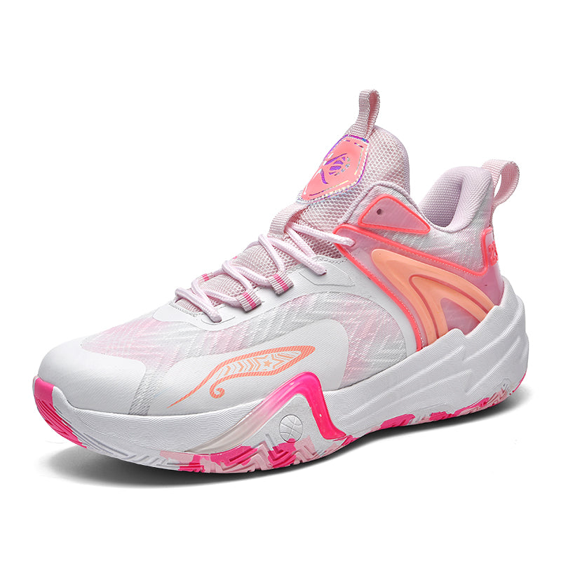 Basketball Shoes for Women and Men, Comfortable Non Slip Sports Outdoor Casual High Top Fashion Sneakers