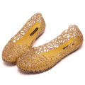 Women’s Slip On Jelly Ballet Flats Lightweight Breathable Mesh Sandals