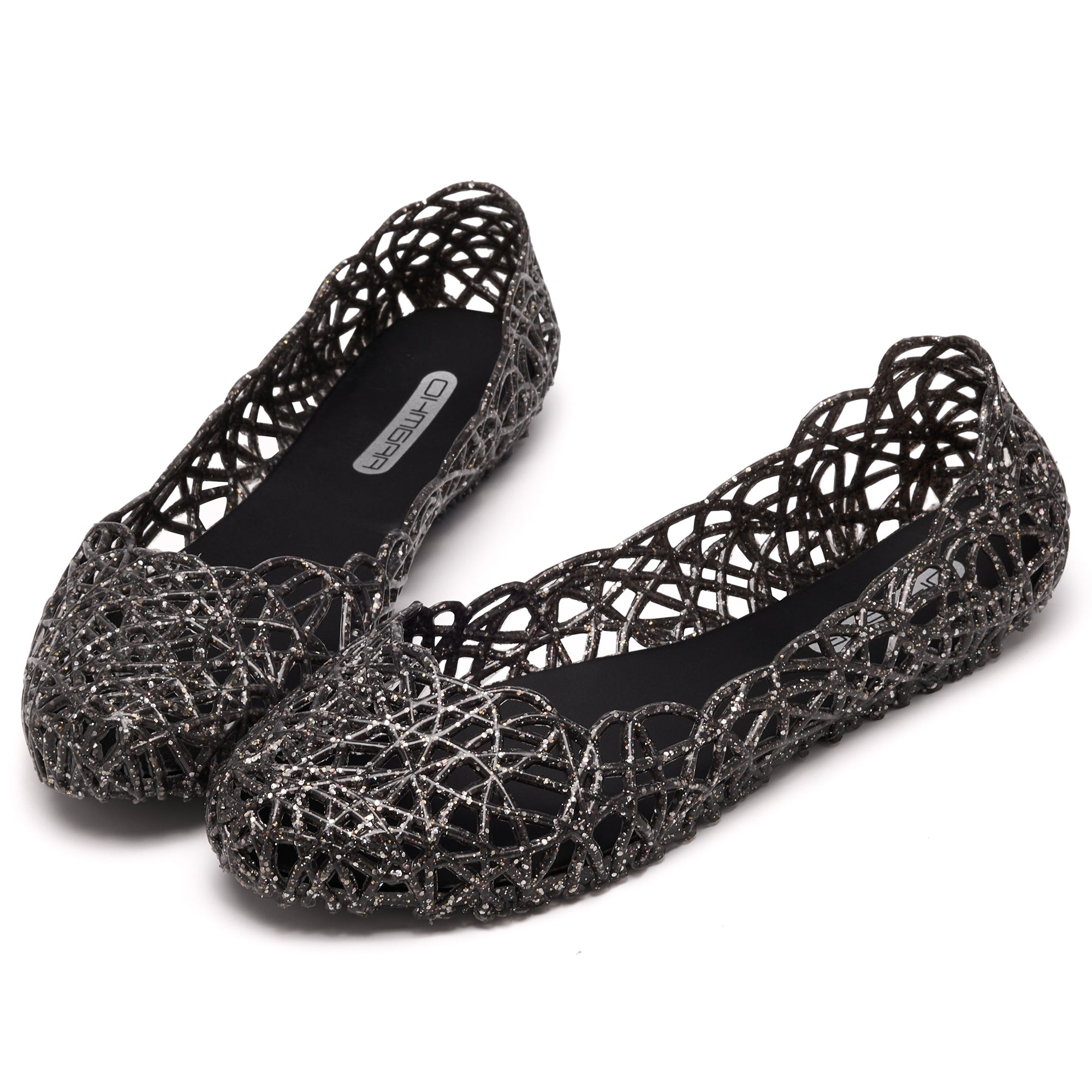 Women’s Slip On Jelly Ballet Flats Lightweight Breathable Mesh Sandals